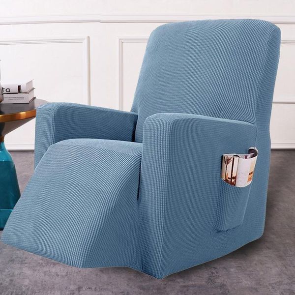 

chair covers solid color recliner slipcover single seat sofa cover elastic protector all-inclusive armchairs