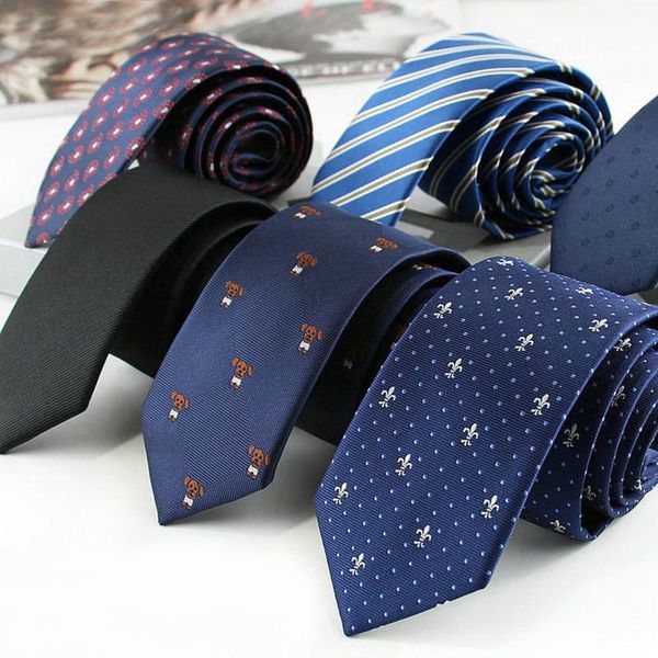 

bow ties classic blue silk for men 6cm sky narrow neckties formal dresses business wedding accessories, Black;gray