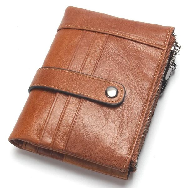

wallets vintage cowhide leather holders genuine men's wallet wallet, coin purse, Red;black