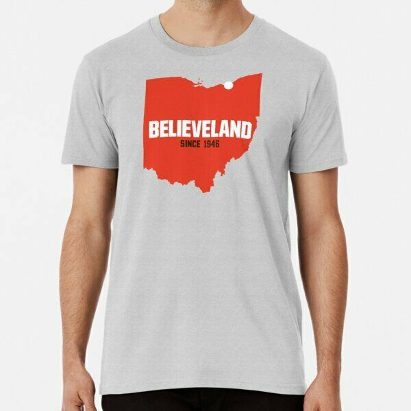 

believeland since 1946 (cleveland) t-shirt for men women, White;black