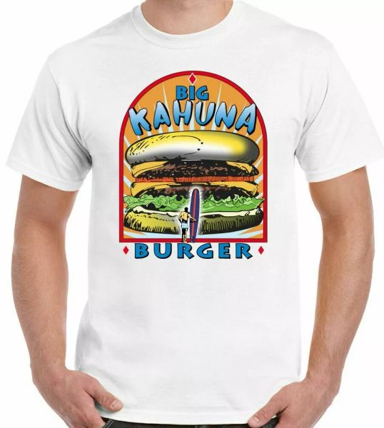 

pulp fiction big kahuna burger t shirt mens funny movie, White;black