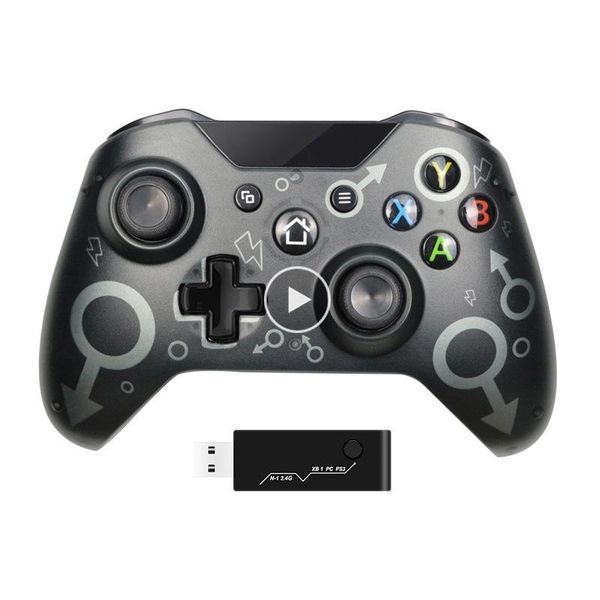 

2.4g wireless game gamepads controller joystick for xbox one/one s/one x/p3/windows smart phone adapter gamepad controllers & joysticks