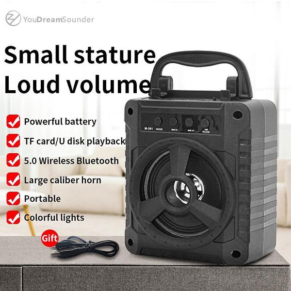 

square mirror led display alarm clock bedside wireless bluetooth speaker card portable radio personality creative speakers