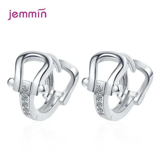 

hoop & huggie 925 sterling silver retro korean style crystal earrings for women girls wedding 2021 trend fashion jewelry wholesale, Golden;silver