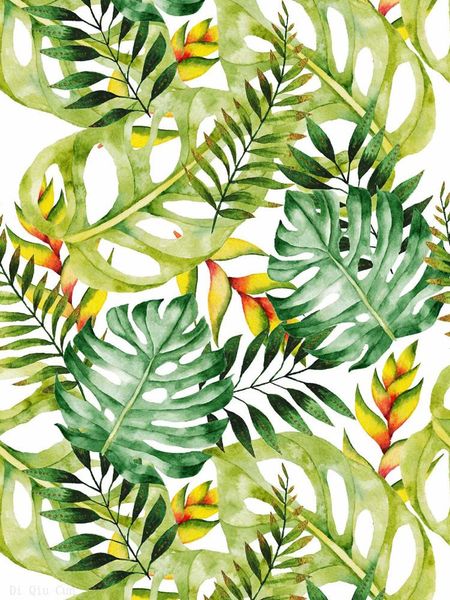 

wallpapers peel and stick tropical palm leaf wallpaper removable green/light green self adhesive wall stickers for bedroom home decor