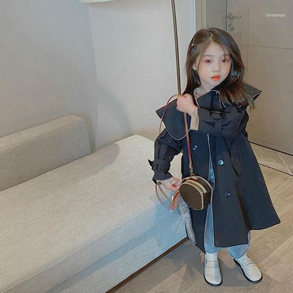 

autumn arrival girls long sleeve jackets kids double-breasted for girls1, Blue;gray