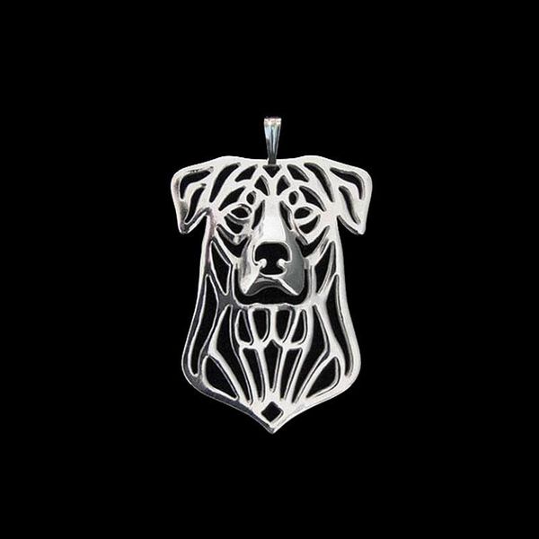 

pendants 2021 fashion silver plated jewelry part beauceron dog, Black