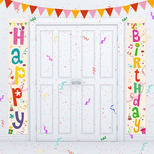 

couplet party curtain creative decoration banner flag hanging production