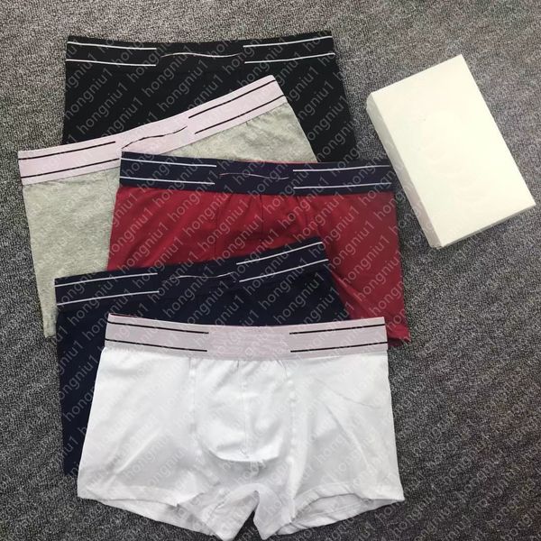 boxer da uomo Mutande Onda classica Pantaloncini Intimo Sport traspiranti Comodi pantaloni corti moda parigi taglia asiatica