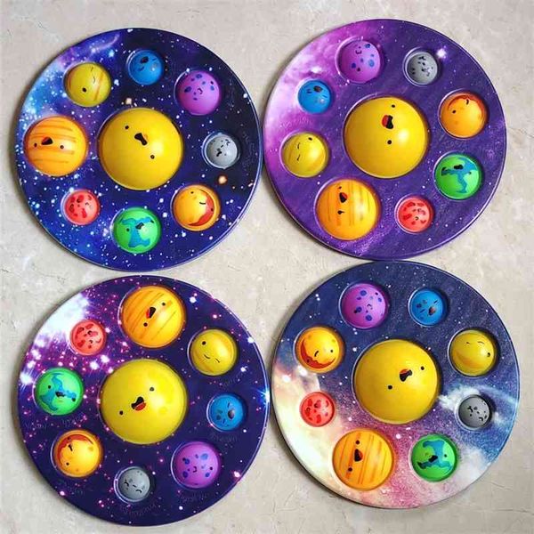 

star finger pressing bubble decompression kneading music eight planet rat killing pioneer children's educational toys