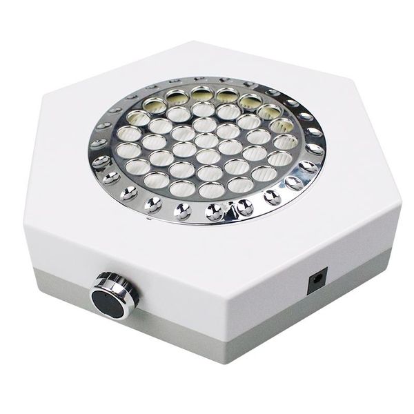 

nail art equipment 80w powerful vacuum cleaner manicure machine suction dust collector nails for collecting fan, Silver