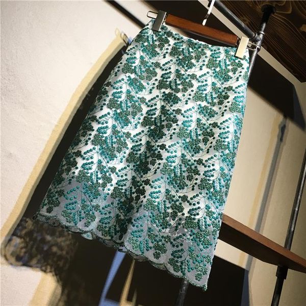 

leaf shape lining lace zipper womens skirt slim pencil summer bodycon office lady pink, Black