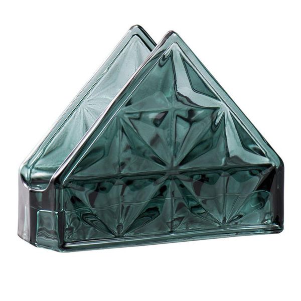 

toilet paper holders 1pc napkin storage rack bathroom towel glass transparent holder