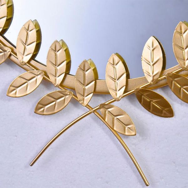 

mirrors gold wall mirror decor metal decorative art hanging for bedroom living room lightweight