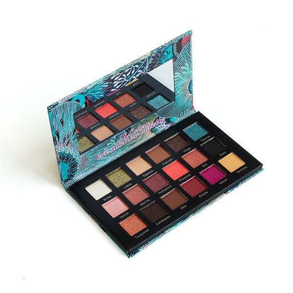 

eye shadow igoodco 18 colors matte shimmer pigment palette pearle glitter makeup cosmetics maquillage