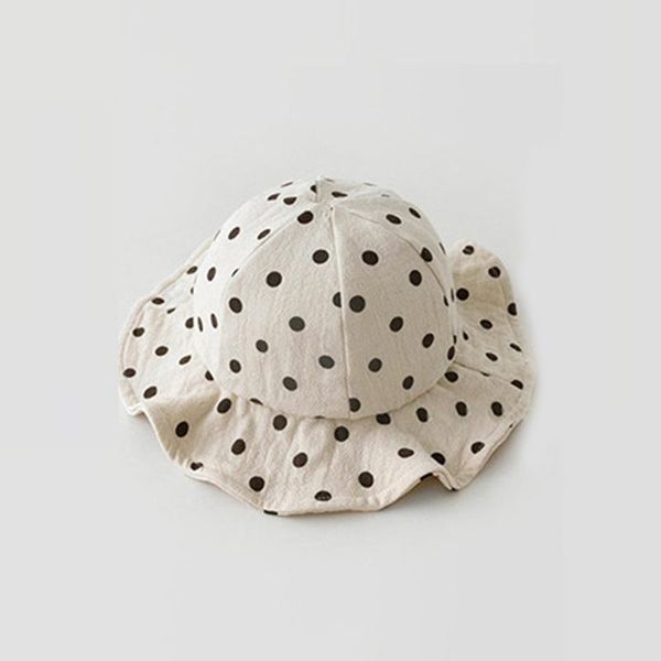 

caps & hats lovely all-match baby ruffle cap for boys and girls spring summer outdoor sun beach bucket kids autumn fisherman hat, Yellow