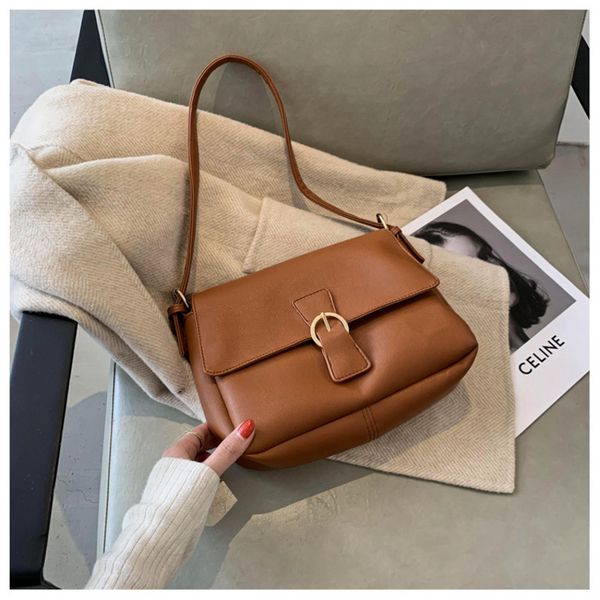 

messenger bags messenger bags2021 simple women's small summer fashion versatile single shoulder net red texture underarm bag soft skin