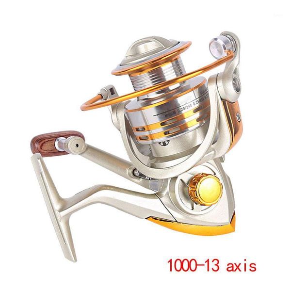 

baitcasting reels spinning wheel reel fishing coil wooden handshake 13bb metal left/right hand wheels