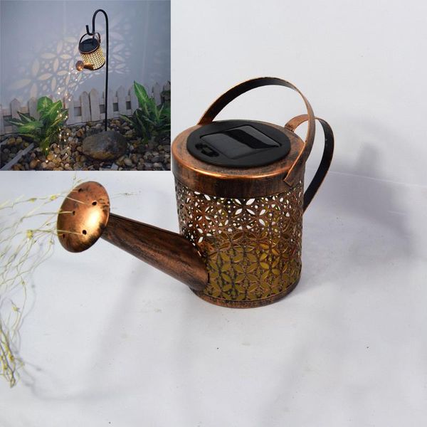 

strings dreamy light watering can ornament starry string lights for party christmas wedding hollow iron shower led