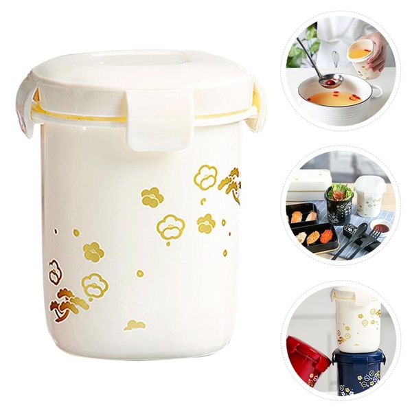 

mugs 1pc soup cup portable food sealed tank household oats container