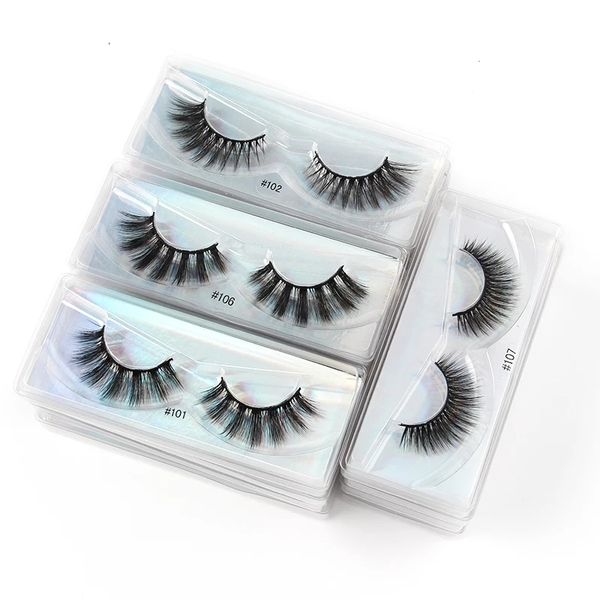 

wholesale in bulk 3d faux mink eyelashes natural long soft lashes eye extension make up tools for beauty