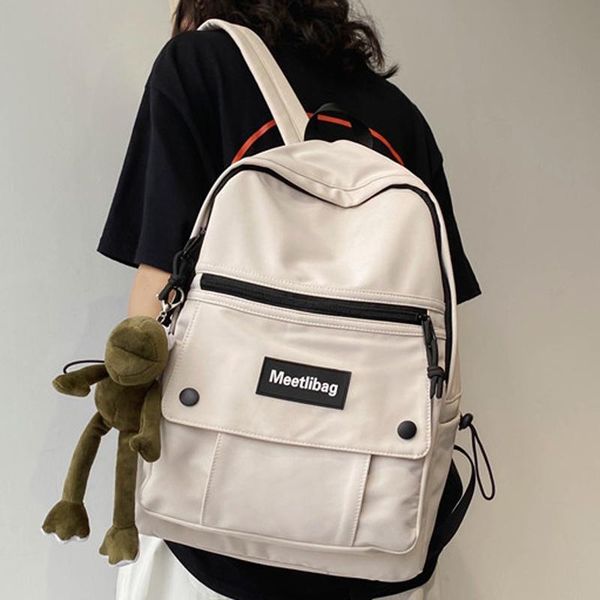 

backpack nylon for teenager fashion school students double shoulder bag schoolbag teenage girls casual daily travel rucksack
