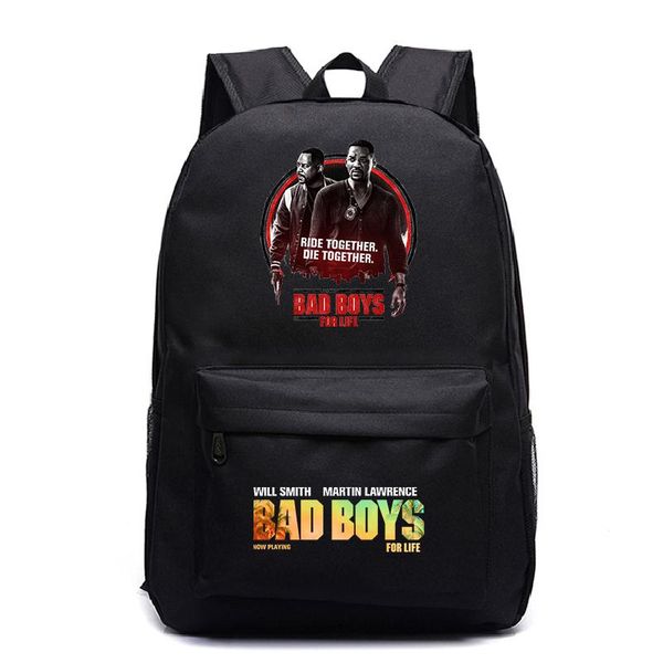 

backpack casual women fashion travel shoulder bag bad boys for life kids cartoon schoolbag female daily back pack male book bags