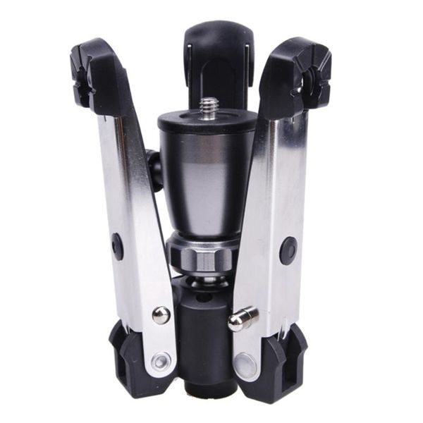 

tripods 50la portable 1/4" screw tripod extendable support stand 3 legs adjustable monopod unipod compatible with d-slr action camera