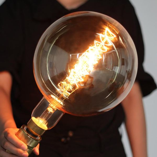 

other lighting bulbs & tubes e27 edison light bulb vintage lamps giant globe dimmable g200 4w 220v filament super yellow warm home decoratio