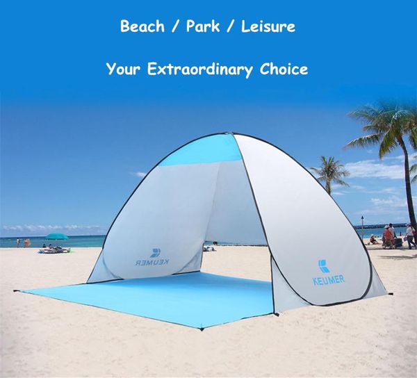 

quick automatic open fishing leisure beach camping folding tent 2-person anti-uv sun shelter awning outdoor tents and shelters