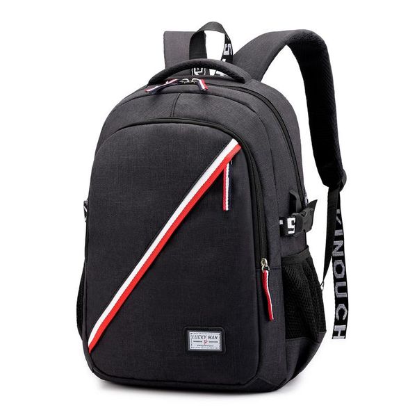 

backpack 2021 simple versatile college student campus literary bag korean casual canvas couple