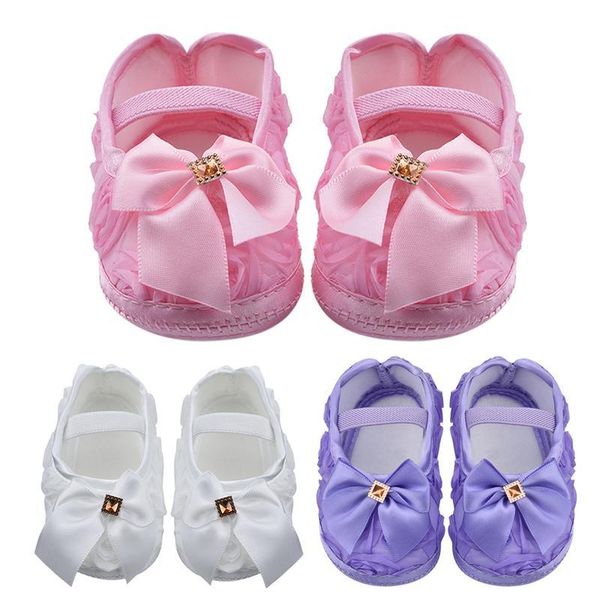 

first walkers spring autumn baby princess shoes soft bottom toddler female bow
