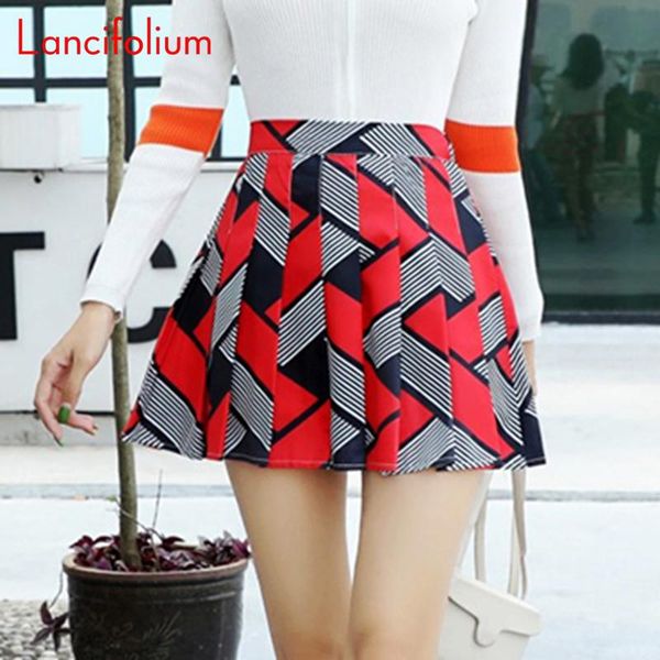 

skirts a line pleated skirt women korean style ladies high waist school mini japanese kawaii girl female falda, Black