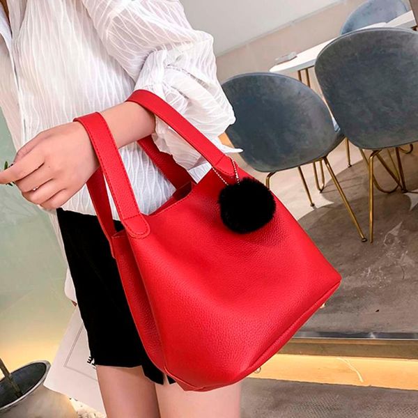 

evening bags 2021 fashion handbag women bucket bag vintage scrub messenger retro shoulder simple crossbody tote