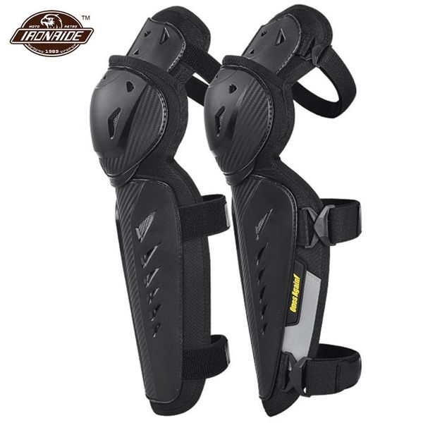 

motorcycle armor knee protection black motocross pads summer anti-fall reflective moto