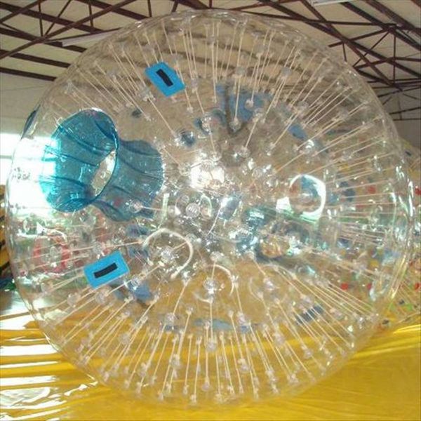 Зорб мяч Человеческий хомяк шарики, надувные для земледельного ходьбы Гидробусляный водный щут с дополнительным жгутом 2,5 м 3 м