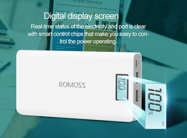 

PD 20000mAh Dual USB With LED Display Power bank Portable For iphone