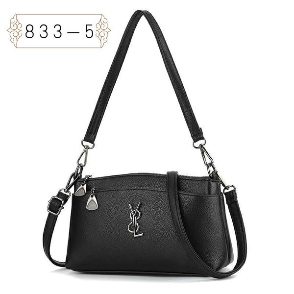 

2021 middle aged mother new single shoulder messenger hand soft leather bag female