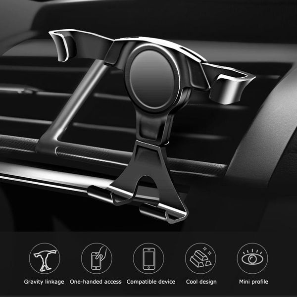 

cell phone mounts & holders olhveitra holder in car gravity air vent for 11 pro x max 7 8 plus xs huawei support mount mobile