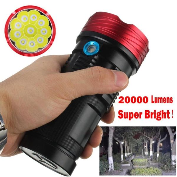 

bike light 20000lumen 10x xml t6 led torch tactical hunting lamp september12 lights