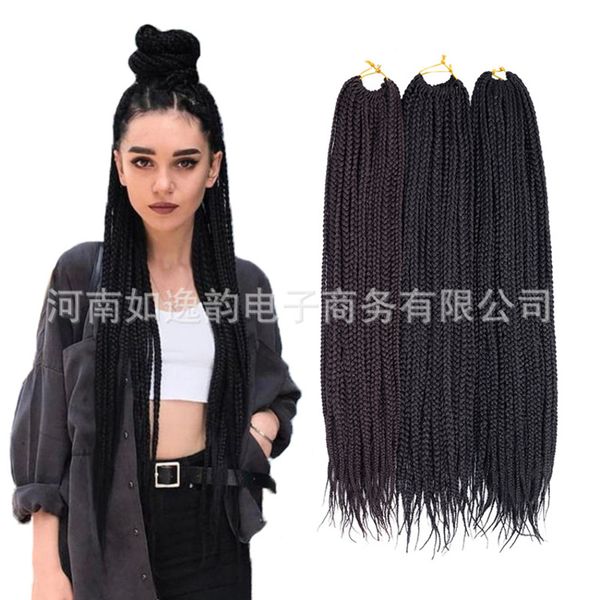 

wig female chemical fiber ponytail pigtail, Black