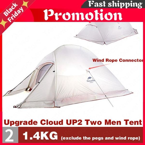 

tents and shelters upgrade cloud up 2 camping tent persons tourist ultralight 20d silicone waterproof hiking with mat wholesale
