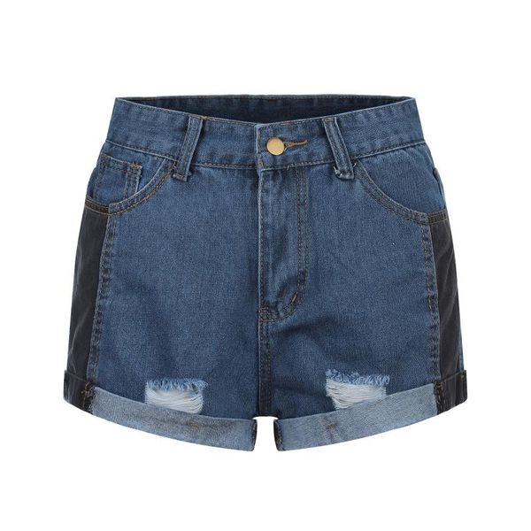 

women's shorts plus size summer denim large 3xl high waisted elastic waist jeans for women, White;black