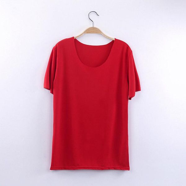 

fashion short sleeve soft cotton women's breathable t-shirt, White