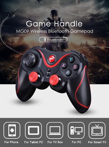 

game controllers & joysticks gamepad artifact handle bluetooth wireless controller for android joystick rocker with bracket smart power savi