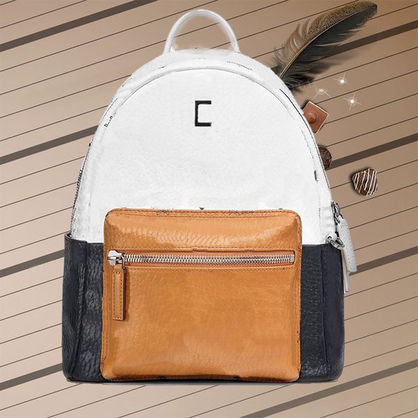 

classical visetos backpack designer backpacks genuine leather tark streak day clutch travel bag casual large capcity camping hiking bags