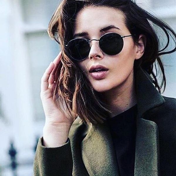 

sunglasses 2021 retro round women brand designer sun glasses for alloy mirror ray female, White;black