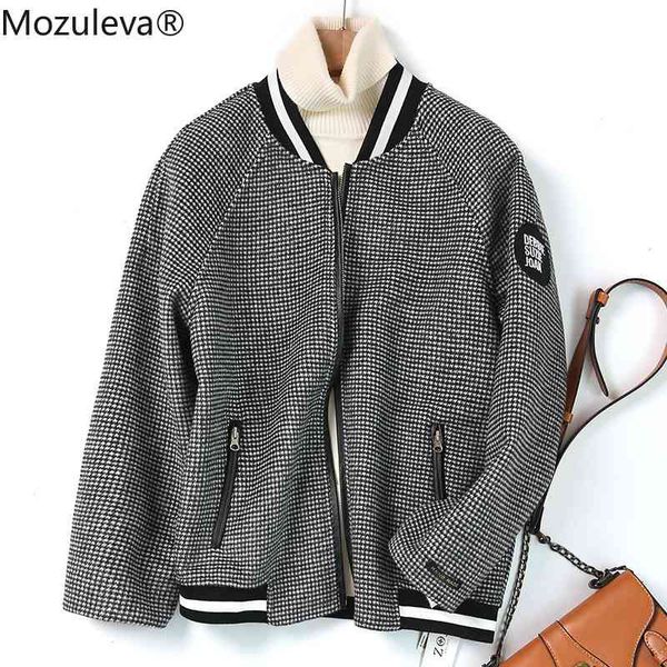 

hand-stitched double-faced woolen goods coat women's autumn and winter short 210427, Black