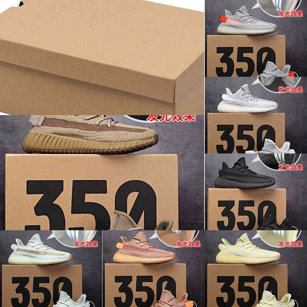 

cream 2021 new fashion boost shoes 350 v2 sneakers women men 35-45 runningp0uk