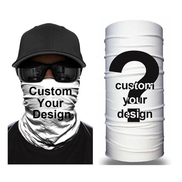 

customized tube scarfs seamless bandana masks headband cycling caps neck buffs outdoors warmer motorcycle face shield 10pcs &, Black